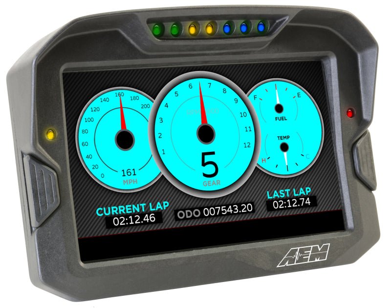 AEM CD - 7 Non Logging Race Dash Carbon Fiber Digital Display (CAN Input Only) - My Store