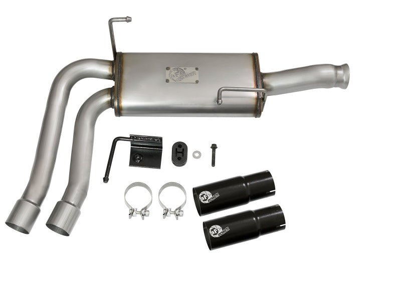 aFe Rebel Series CB Middle - Side Exit SS Exhaust w/ Black Tips 09 - 16 GM Silverado/Sierra V6/V8 - My Store