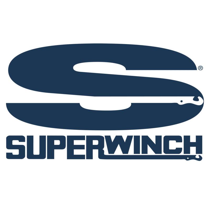 Superwinch 10000 LBS 12V DC 3/8in x 54ft Synthetic Rope Scorpion 10000SR Winch - Black Powdercoat - My Store
