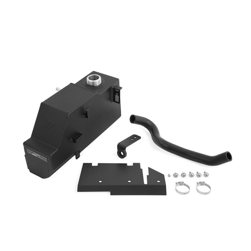 Mishimoto 11 - 19 Ford 6.7L Powerstroke Aluminum Degas Tank - Micro - Wrinkle Black - My Store