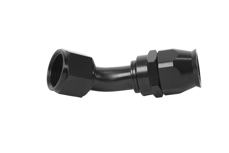 Aeromotive PTFE Hose End - AN - 12 - 45 Deg - Black Anodized - My Store