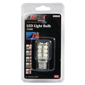compare product ANZO LED Bulbs Universal 7443/7440 Red