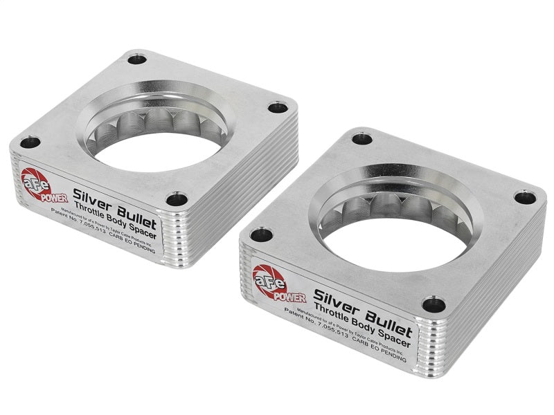 aFe Silver Bullet Throttle Body Spacer 09 - 18 Nissan 370Z V6 - 3.7L (VQ37VHR) - My Store