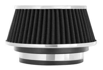 compare product Spectre Adjustable Conical Air Filter 2-1/2in. Tall (Fits 3in. / 3-1/2in. / 4in. Tubes) - Black