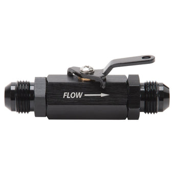 compare product Russell Performance Shutoff Valve -8 AN Male Black Finish
