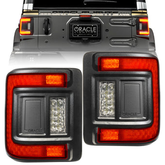 compare product Oracle 2018+ Jeep Wrangler Rubicon/Sport LED Flush Mount Tail Light - Tinted