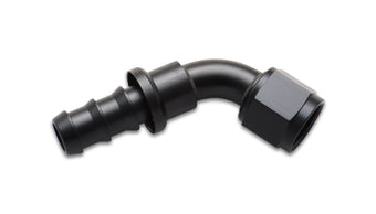 compare product Vibrant Push-On 60 Degree Hose End Elbow Fitting Size -12AN