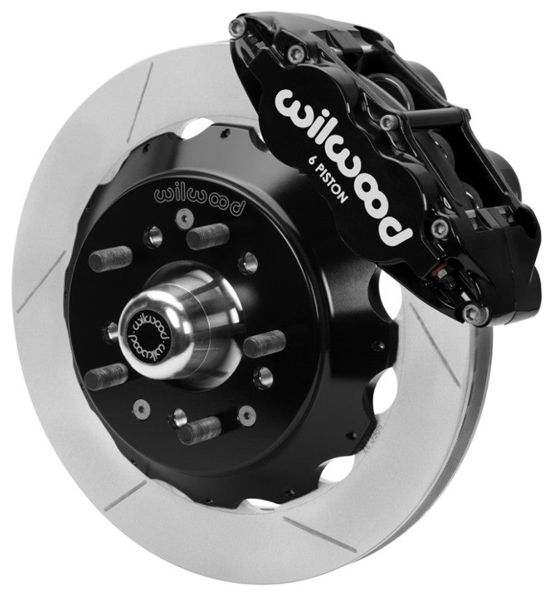 Wilwood 70 - 81 FBody/75 - 79 A&XBody FNSL6R Frt Brk Kit 12.88in Rtr Blk Caliper Use w/ Pro Drop Spindle - My Store