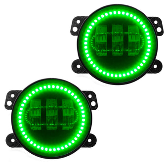 compare product Oracle High Powered LED Fog Lights - Green