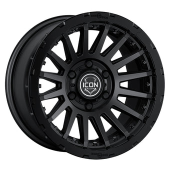 compare product ICON Recon Pro 18x9 6 x 5.5 25mm Offset 6in BS 95.1mm Bore Satin Black Wheel
