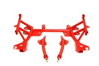 compare product BMR 93-02 F-Body K-Member w/ SBC/BBC Motor Mounts and STD. Rack Mounts - Red