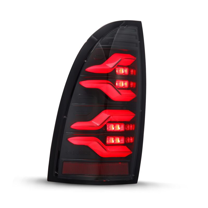 AlphaRex 05 - 15 Toyota Tacoma LUXX LED Taillights Alpha Blk w/Activ Light/Seq Signal - My Store