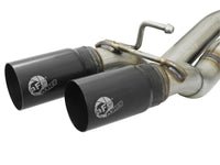 aFe Rebel Exhausts Cat - Back SS 16 Toyota Tacoma V6 - 3.5L w/ Black Tips - My Store