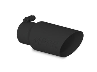 compare product MBRP Universal Tip 4in OD 3in Inlet 10in Length Dual Wall Angled End Black