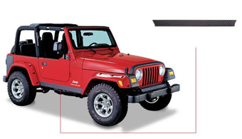 compare product Bushwacker 97-06 Jeep Wrangler Trail Armor Side Rocker Panels - Black