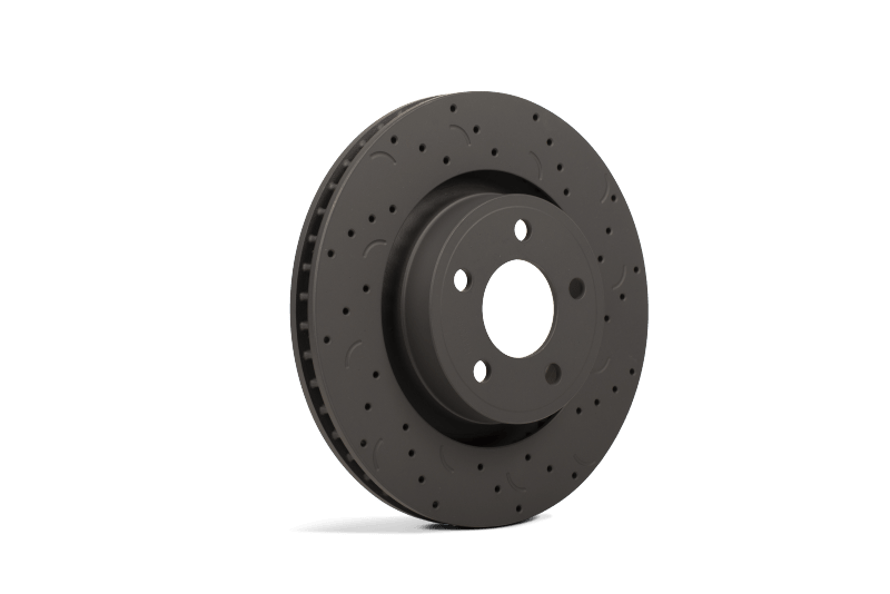 Hawk Talon 2009 Pontiac Vibe Drilled and Slotted Front Brake Rotor Set - My Store