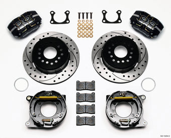 compare product Wilwood Dynapro Dust-Boot P/S Park Brake Kit Drilled Big Ford 2.36in Offset