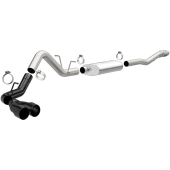 compare product MagnaFlow CatBack 14-18 GMC Sierra 1500 V8-6.2L Polished Stainless Exhaust w/ Black Coated Tips