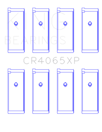 compare product King Engine Bearings Nissan KA-24DE (Size .025 Oversized) Performance Rod Bearing Set