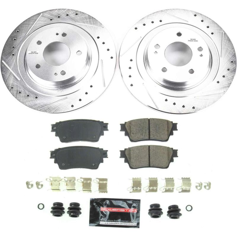 Power Stop 2018 Mitsubishi Eclipse Cross Rear Z23 Evolution Sport Brake Kit - My Store