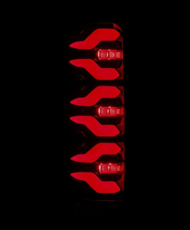 AlphaRex 87 - 96 Ford Bronco/F - 150 Luxx - Series LED Tail Lights - Black Red - My Store