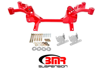 compare product BMR 82-92 3rd Gen F-Body K-Member w/ SBC/BBC Motor Mounts and Pinto Rack Mounts - Red