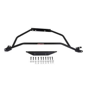compare product BBK 94-04 Mustang V6 GT Tubular Strut Tower Brace - Black Powdercoat Finish