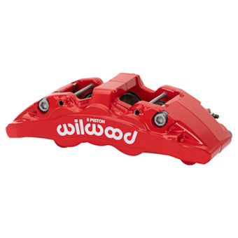 compare product Wilwood Caliper-Aero6-R/H - Red 1.75/1.62/1.62in Pistons 1.25in Disc