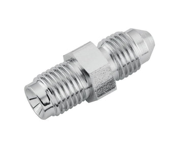 compare product Twin Power Stainless Brake Fitting Male 3/8-24 Inverted Flare to AN-3 Male Straight