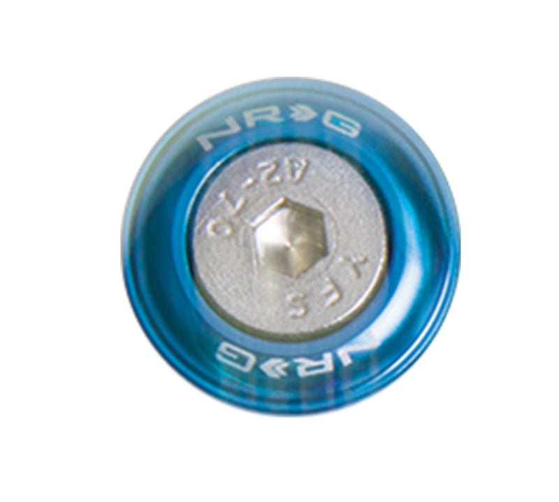 NRG Fender Washer Kit w/Rivets For Metal (Blue) - Set of 10 - My Store