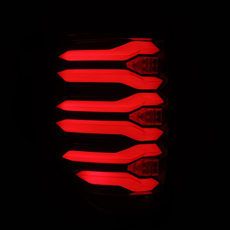 AlphaRex 09 - 14 Ford F150 LUXX LED Taillights - Black/Red Housing - My Store