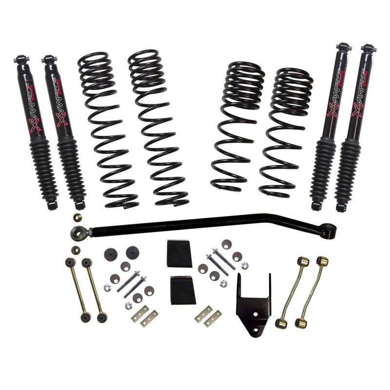 Skyjacker 21 - 23 Jeep Wrangler JL Non - Rubicon 4 Door LT 3.75in Coil System w/ Black MAX Shocks - My Store