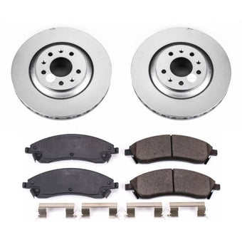 compare product Power Stop 06-07 Cadillac CTS Front Z17 Evolution Geomet Coated Brake Kit