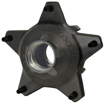 compare product Wilwood Hub-Starlite 55 Front w/Cap Std. Offset 5/8 Studs-Drilled-Black