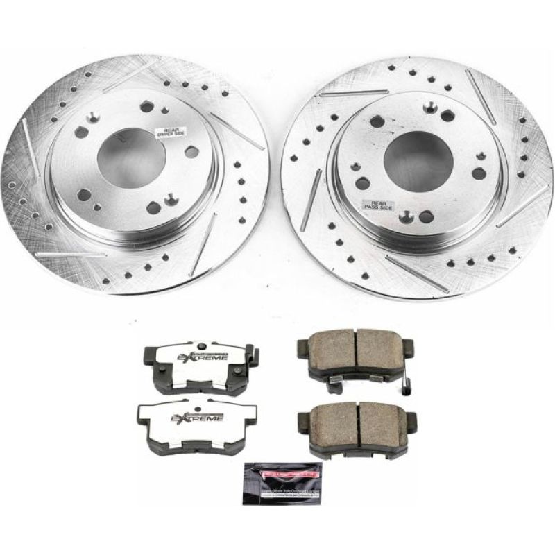 Power Stop 11 - 15 Honda CR - Z Rear Z26 Street Warrior Brake Kit - My Store