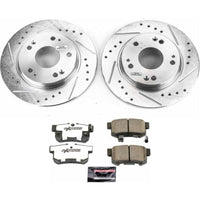 Power Stop 11 - 15 Honda CR - Z Rear Z26 Street Warrior Brake Kit - My Store