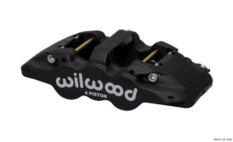 compare product Wilwood Caliper-Aero4 - Black Anodize 1.12/1.12in Pistons 1.25in Disc