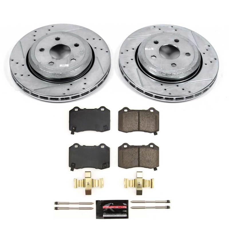 Power Stop 18 - 21 Jeep Grand Cherokee Rear Z23 Evolution Brake Kit - My Store