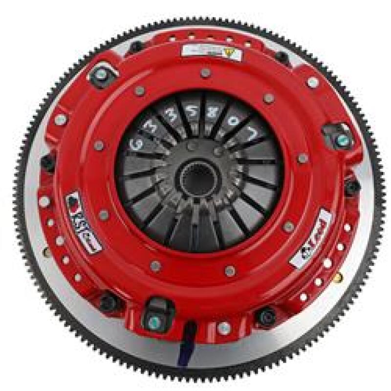 McLeod RXT Twin Disc Clutch Kit 18 - 23 Ford Mustang RXT 1 1/8 x 26 Spline 164T 8 Bolt AL Flywheel - My Store