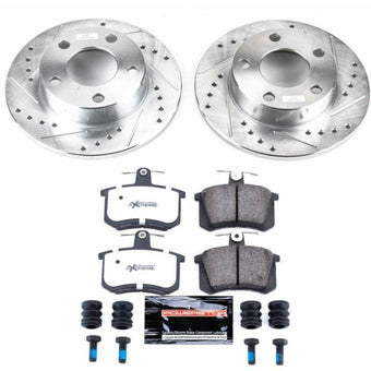 compare product Power Stop 96-01 Audi A4 Quattro Rear Z26 Street Warrior Brake Kit