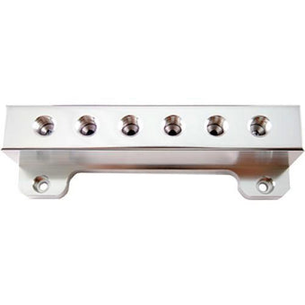 compare product BLOX Racing Billet 6-Port Vacuum Manifold Kit - Silver