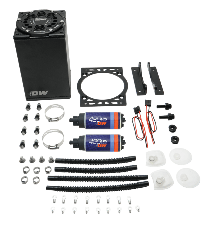 DeatschWerks 3.0L Staged Surge Tank w/ DW420 Fuel Pumps - My Store