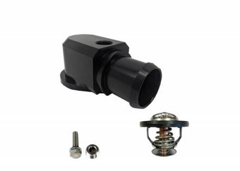 compare product Granatelli 18-19 Jeep Trackhawk Billet Thermostat Housing w/160 Deg Thermostat - Black