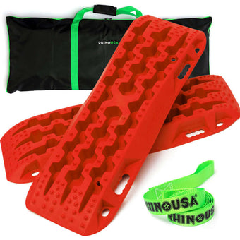 compare product Rhino USA Recovery Traction Boards - Red (Pair)