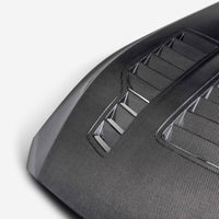 Anderson Composites 2024 Ford Mustang Type - GT4 Double - Sided Carbon Fiber Hood - My Store