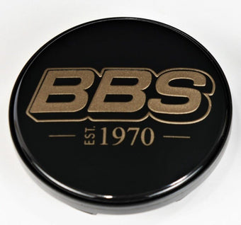 compare product BBS Center Cap 56mm Black/Gold Est. 1970 Anniversary w/BBS Logo (5-Tab)