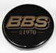 BBS Center Cap 56mm Black/Gold Est. 1970 Anniversary w/BBS Logo (5 - Tab) - My Store