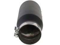aFe MACH Force - XP 409 SS Right Side Single Wall Exhaust Tip 5in Inlet x 7in Outlet x 15in L - My Store