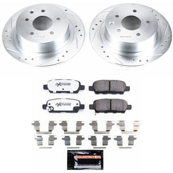compare product Power Stop 07-10 Nissan Altima Rear Z26 Street Warrior Brake Kit