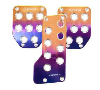 compare product NRG Aluminum Sport Pedal M/T - Purple/Titanium Fade